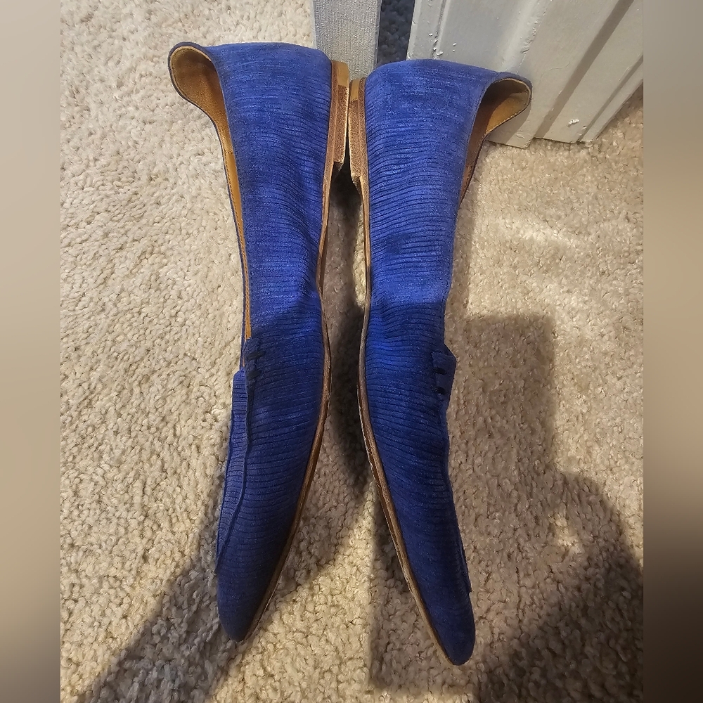 M. Gemi Blue Flats Size 41 - Picture 3 of 4
